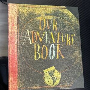 Adventure Scrapbook with Red and Brown Cover